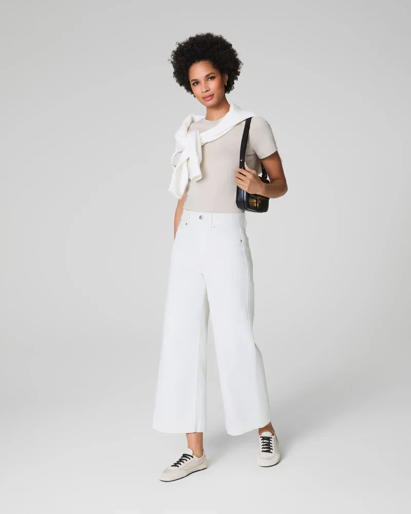 SPANXshape Cropped Wide Leg Jeans