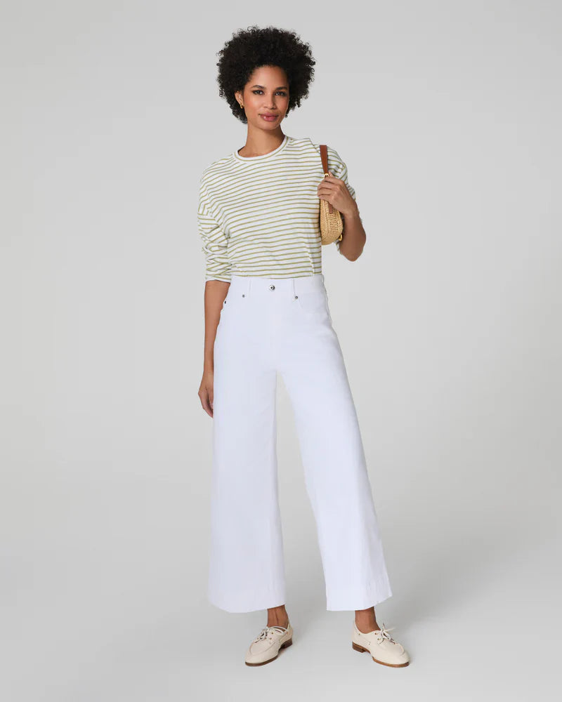 SPANXshape Cropped Wide Leg Jeans