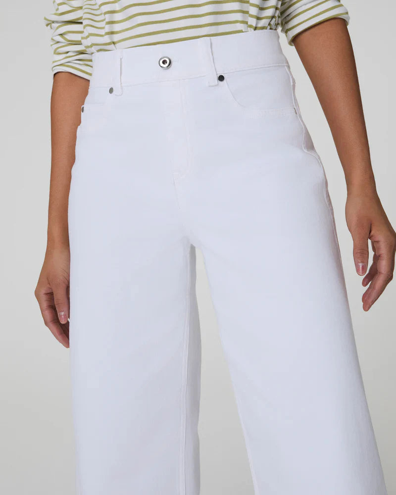 SPANXshape Cropped Wide Leg Jeans