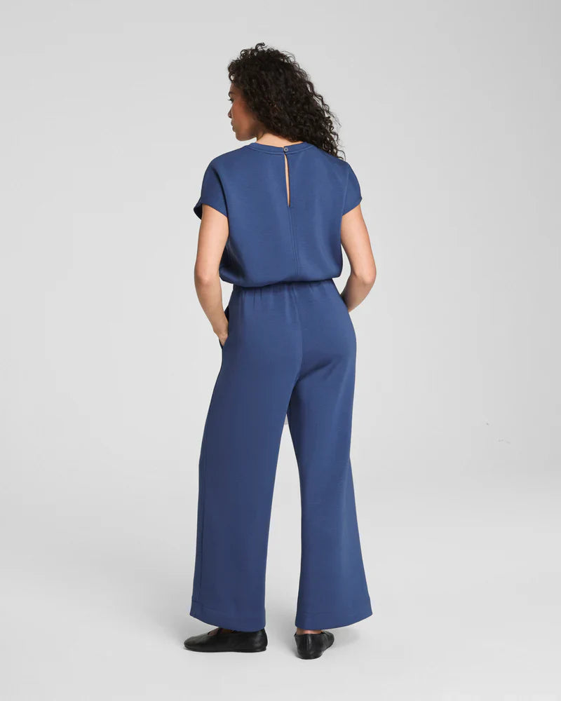AirEssentials® Cap Sleeve Cinched Jumpsuit