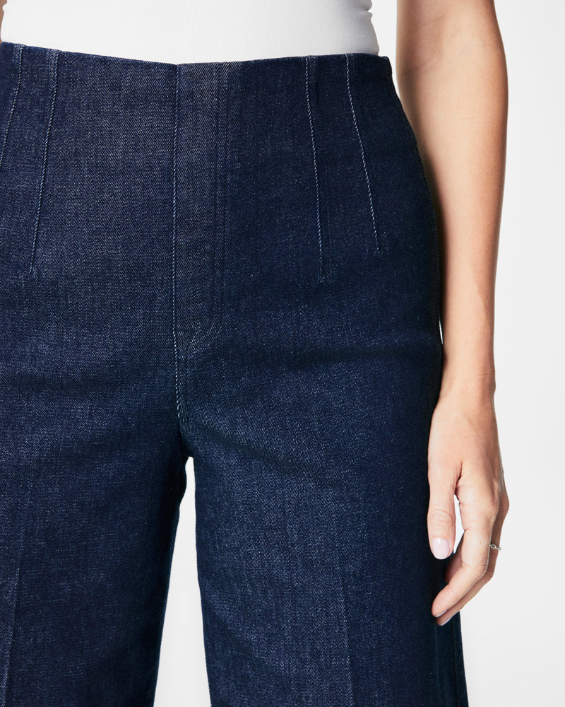 SPANXshape Zero Waistband Cropped Wide Leg Jeans