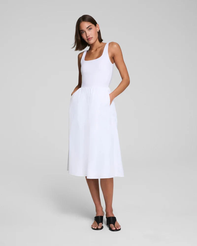 SPANXsmooth™ Jersey Scoop Neck Tank Midi Dress